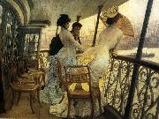 James Tissot The Gallery of H.M.S. Spain oil painting artist
